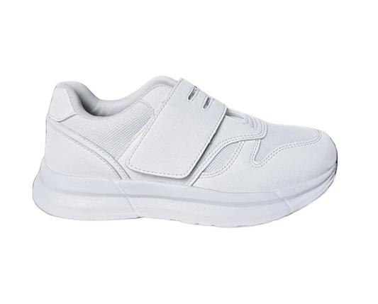 Nimbus - white sneakers for school & play