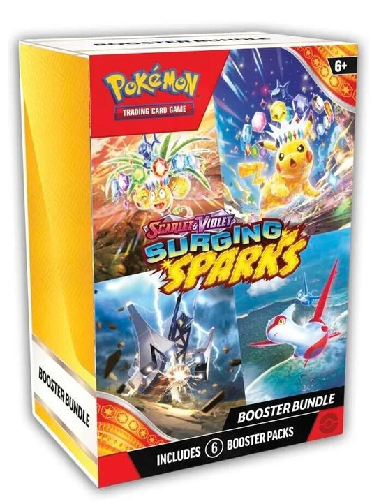 Pokemon TCG [SV08] Surging Sparks - 6 Booster Bundle