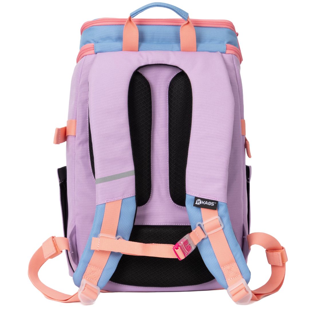 KAGS DUSTIN 2 Series Ergonomic School Backpack for Primary School Pupils - Lavender