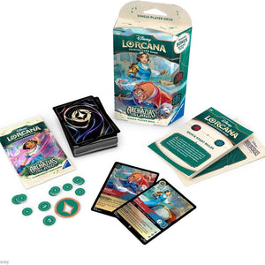 Disney Lorcana - Set 7 - Archazia's Island: Belle & Beast (Ruby & Sapphire) Single-Player Deck