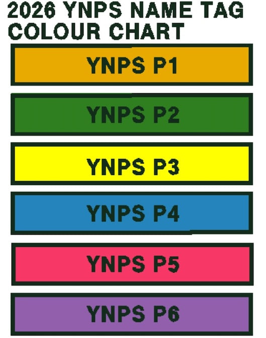 YNPS NAMETAGS