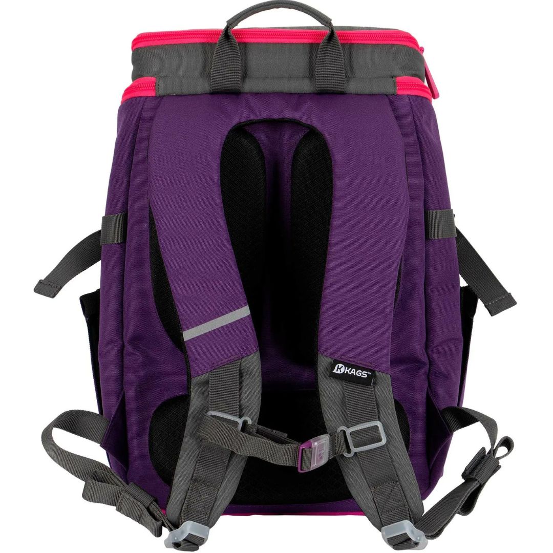 KAGS DUSTIN 2 Series Ergonomic School Backpack for Primary School Pupils - Purple