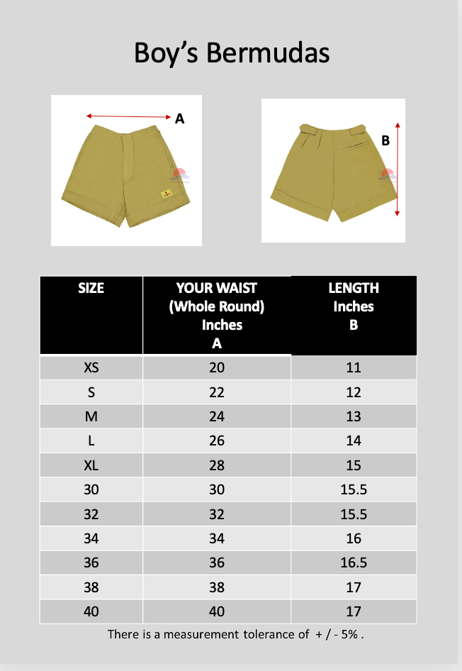YNPS Boy's Bermudas