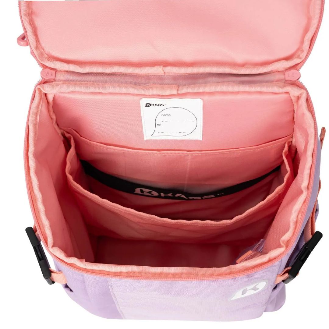 KAGS DUSTIN 2 Series Ergonomic School Backpack for Primary School Pupils - Lavender