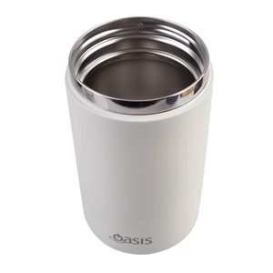 Oasis Stainless Steel Insulated Dual Compartment Food Jar with Handle And Spoon 700ML