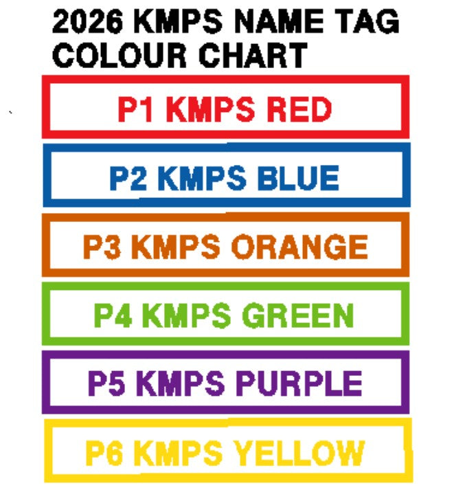 KMPS NAMETAGS (WITH POSTAGE)