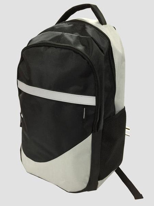 Grey school bag alternate view